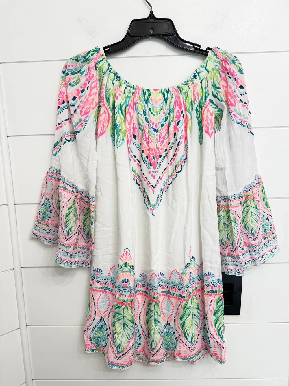 Lilly Pulitzer Coconut Coast Nevie Off-Shoulder Mini Dress Size XS 36618_5